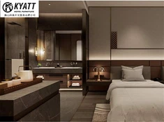 ריהוט חדר שינה במלון בסגנון סיני